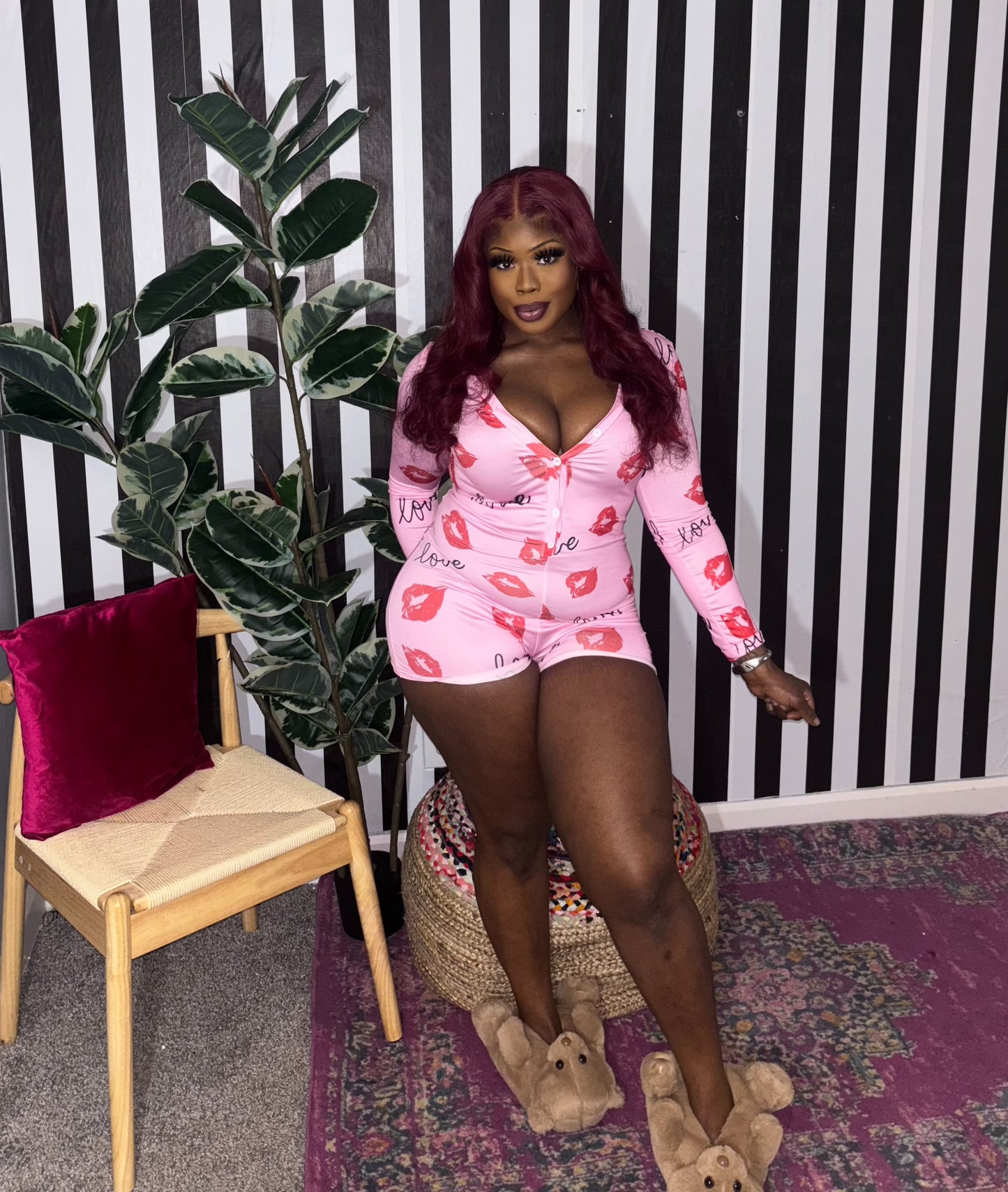 “Lipstick” onesie