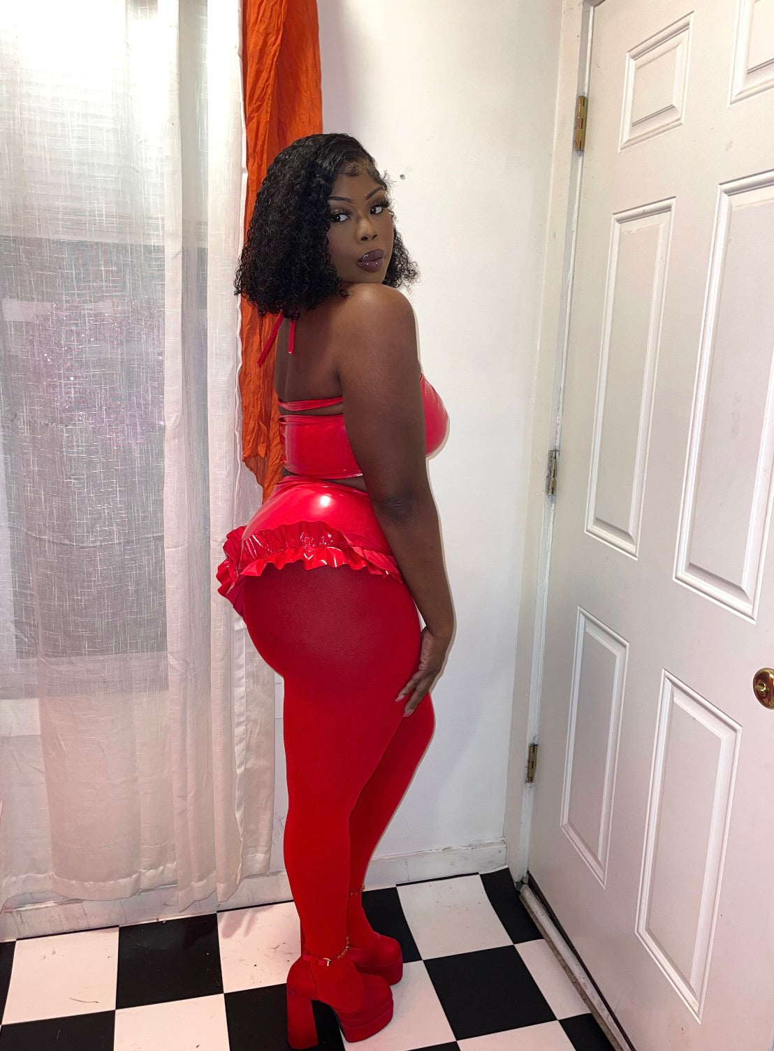 “cherry” short set