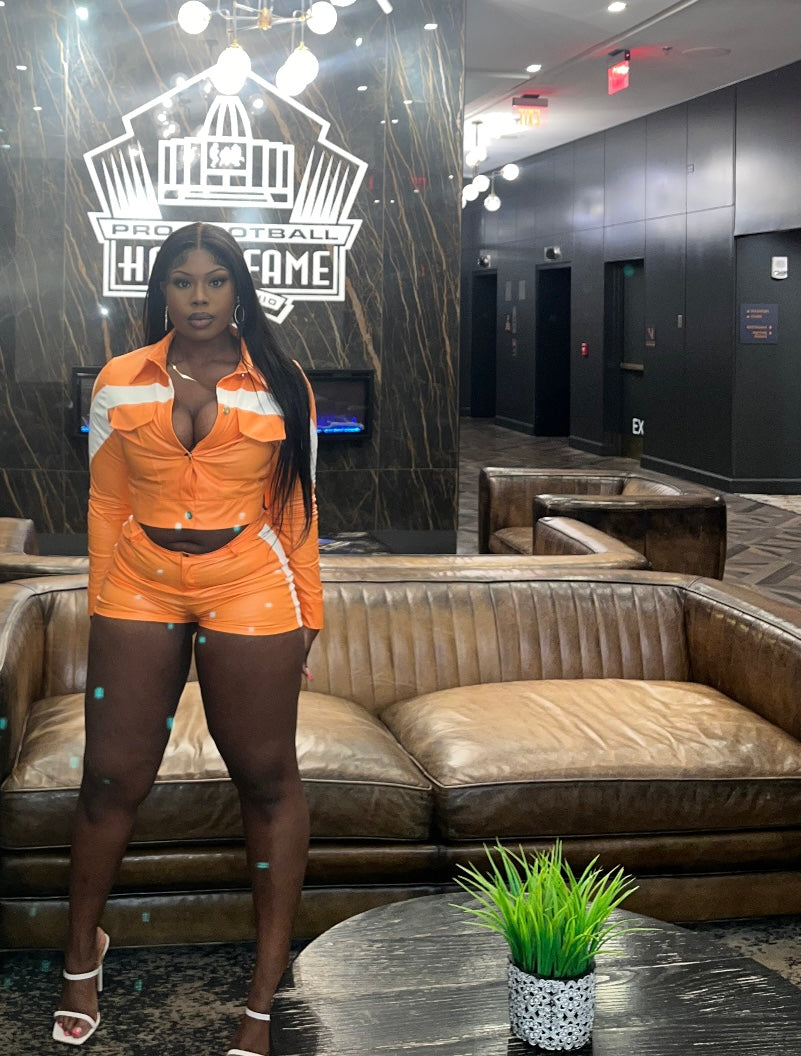 “race car” short set